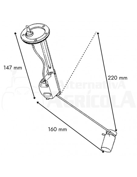 Aforador gasoil tractor Massey Ferguson varios modelos