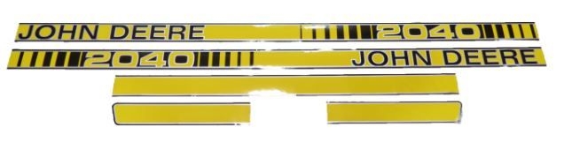Kit Autocollant Tracteur John Deere 2040 - Version économique, Neuf Sous Emballage - Décoration Personnalisée