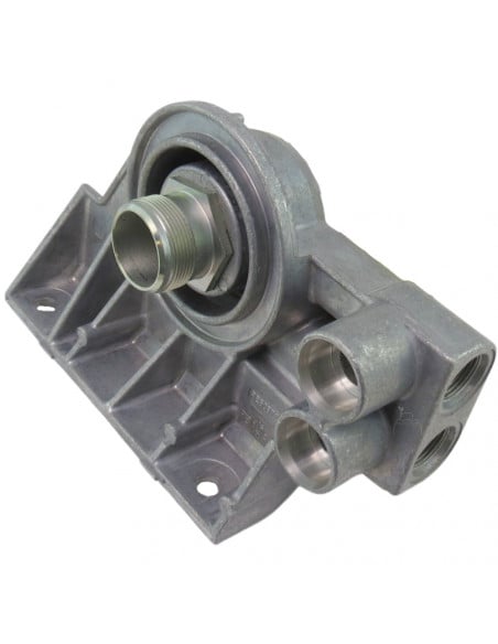 Soporte filtro de aceite motor John Deere RE503727