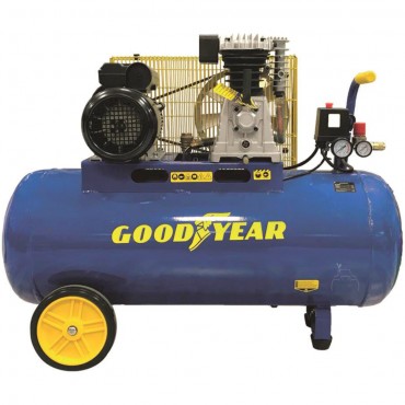Compresor Eléctrico Goodyear GY3100B 3HP 100L Correas 10BAR