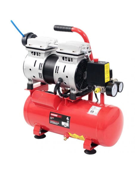 Compresor de aire Monoblock 6L 0.75CV silencioso Mader