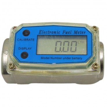 Cuentalitros digital en línea de gasoil  metálico tomas de 1"