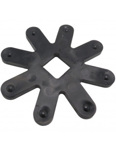 Estrella Peladora de 8 Puntas x 190mm para Maquinas Estupiña 200-900 Cuadrado 35mm