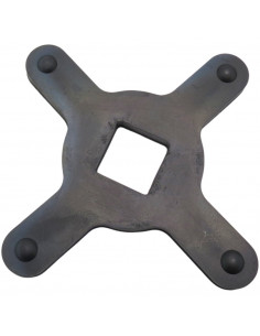 Estrella Peladora de 4 Puntas x 190mm para Maquinas Estupiña 200-900 Cuadrado 35mm
