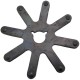 Estrella Peladora de 8 Puntas x 175mm para Maquinas Estupiña 5000-4 Y 5000-6