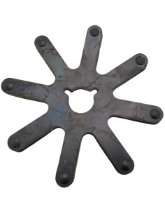 Estrella Peladora de 8 Puntas x 175mm para Maquinas Estupiña 5000-4 Y 5000-6