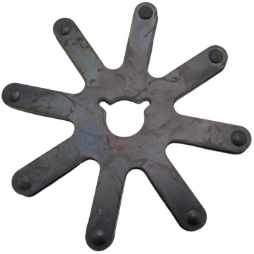 Estrella Peladora de 8 Puntas x 175mm para Maquinas Estupiña 5000-4 Y 5000-6