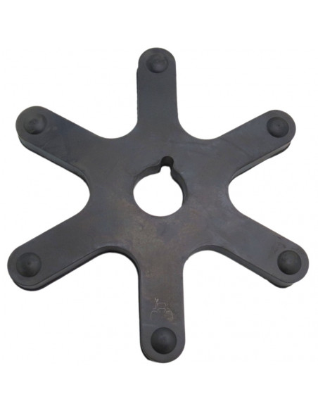 Estrella Peladora de 6 Puntas x 140mm para Maquinas Estupiña 5000-1 Y 5000-3