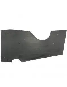 Faldeta máquina almendra cierre tronco Solano delantera 5 cm más larga