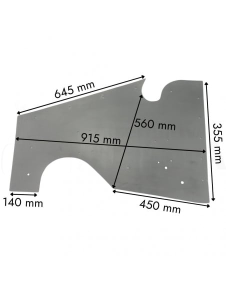 Faldeta cierre tronco máquina almendras Solano trasera