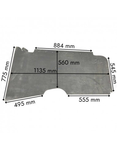 Faldeta vibrador tronco máquina almendras Topavi delantera a partir año 2016