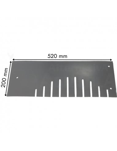 Faldeta suplemento fleco cosechadora almendras Solano trasera