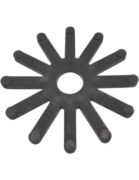 Estrella Peladora de 12 Puntas 8 Rodillos para Maquinas Solano AR-800 de 8 Rodillos