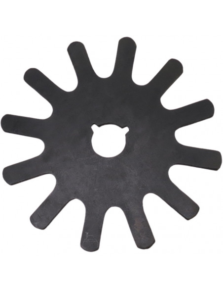 Estrella Lona Peladora de 12 Puntas x 225mm para Máquinas Estupiña 5000-8 para Dedos Cortos