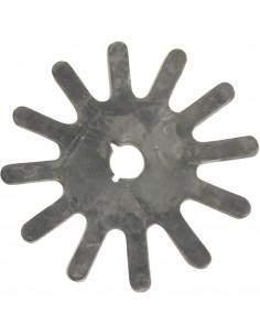 Estrella Peladora de 12 Puntas x 245mm para Maquinas Estupiña 5000-8 para Dedos Largos