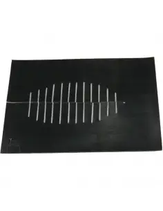 Faldeta goma con refuerzo lona suplemento cosechadora almendras doble fleco tronco Topavi