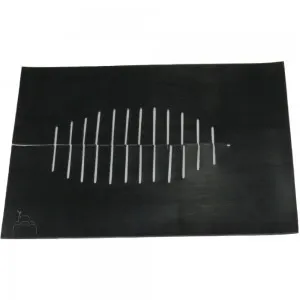 Faldeta goma con refuerzo lona suplemento cosechadora almendras doble fleco tronco Topavi