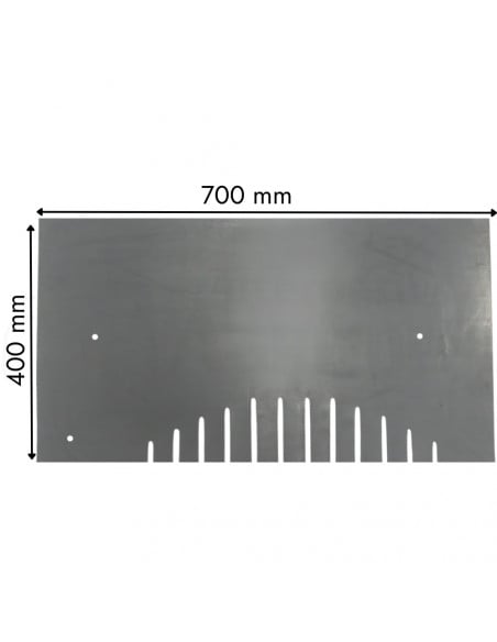 Faldeta suplemento cosechadora almendras Solano delantera