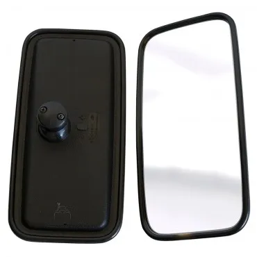 Espejo retrovisor 375 x 185 mm curvo con soporte plástico