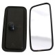 Espejo retrovisor 375 x 185 mm curvo con soporte plástico