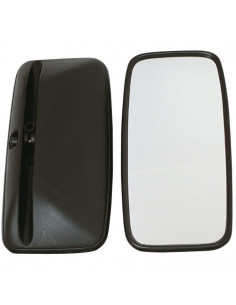 Espejo retrovisor 420 x 200 mm curvo homologado con soporte plástico