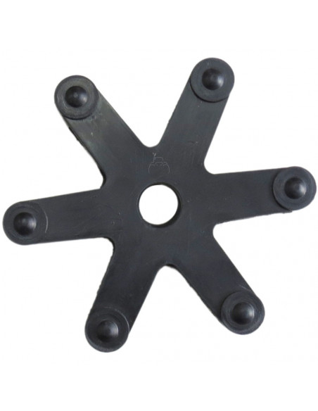 Estrella Lona Peladora de 6 puntas Ø 104mm y Ø agujero 13mmpara Puigdellivol