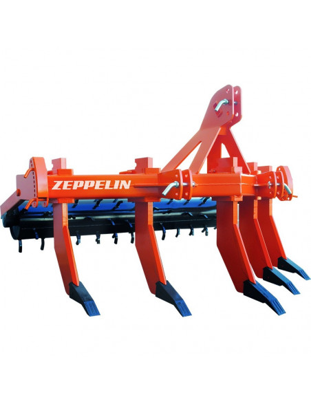 Subsolador en V 3 brazos modelo 3 hileras con rulo