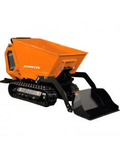 Mini dumper oruga 800 kg motor gasolina Loncin 15 hp  hidrostático