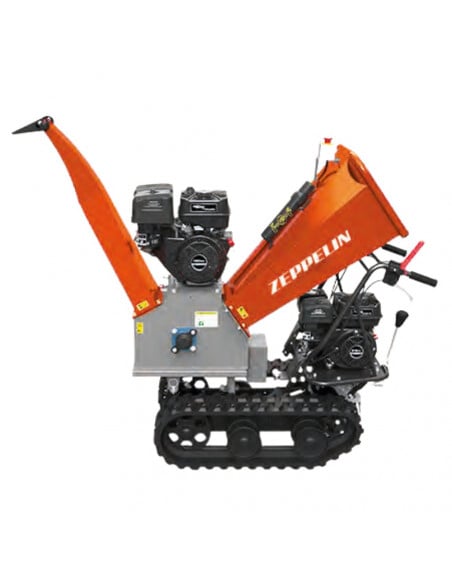 Biotrituradora de oruga motor gasolina 15CV
