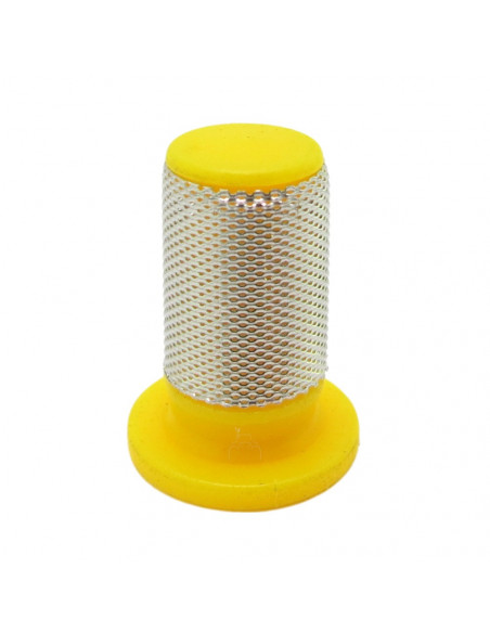 Filtro fumigación cilíndrico 3/8" 80 MESH amarillo