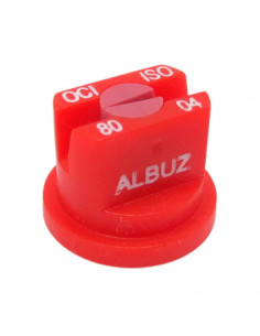 Boquilla excéntrica 80º OCI ALBUZ ROJA