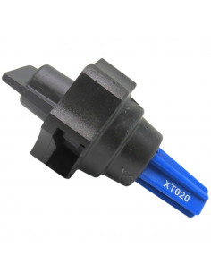 Boquilla XT azul con tuerca bayoneta