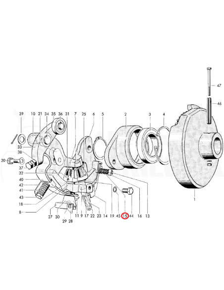 Muelle presión prensar empacadora Welger