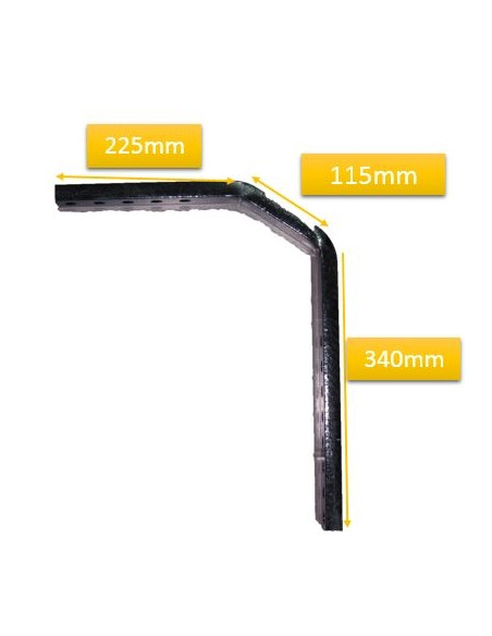 Juego de Guardabarros universales delanteros con sistema pivotante para tractor