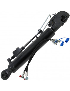 Tercer punto hidráulico 35 - 60/70 - 250 mm enganche rápido - rótula 25.4 mm