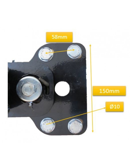 Juego de Guardabarros universales delanteros con sistema pivotante para tractor