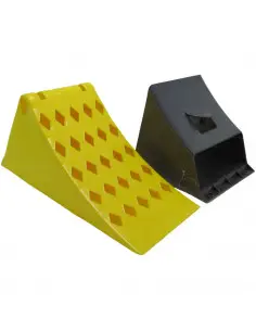 Calzo 190 mm ancho y soporte de plástico para ruedas