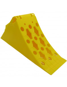 Calzo 190 mm ancho y soporte de plástico para ruedas