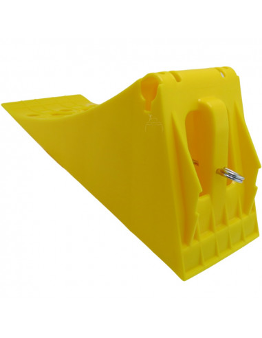 Calzo 190 mm ancho y soporte de plástico para ruedas