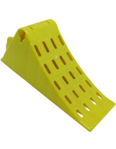 Calzo 135 mm ancho y soporte de plástico para ruedas