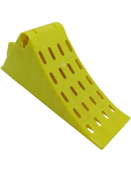 Calzo 135 mm ancho y soporte de plástico para ruedas