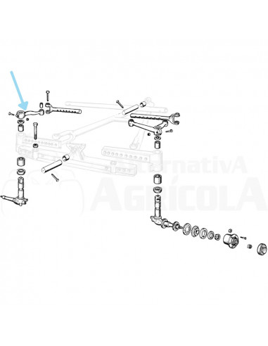 Biela simple derecha Ebro S-55 150