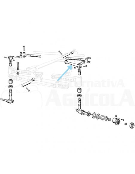 Biela doble izquierda Ebro S-55, 48, 160