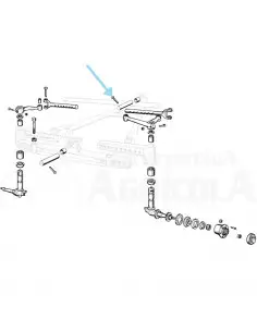 Pasador bulón trasero cárter puente delantero Ebro - Kubota 76500-S7