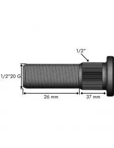 Tornillo puente delantero Ebro - Kubota 20557-ES2