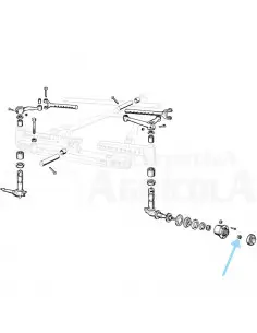 Tuerca buje de rueda Ebro - Kubota E27N-3161-B