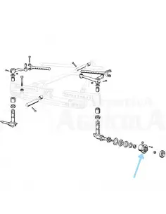 Buje de rueda con taladros roscados Ebro - Kubota SIADKN-1106-B