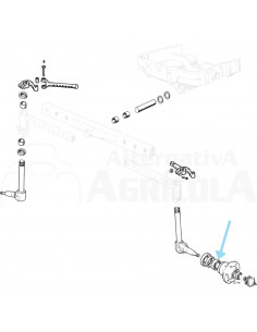 Rodamiento grande buje rueda Ebro - Kubota, Massey Ferguson 1829408M91