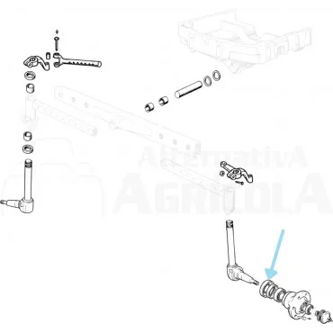 Guardapolvo Ø 64 x 85 x 18 mm Ebro - Kubota, Massey Ferguson