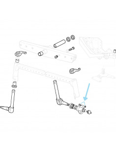Tornillo de rueda con tuerca Ebro - Kubota 831420M1